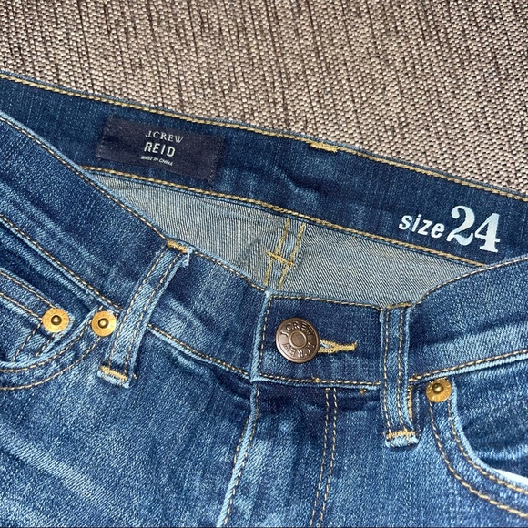 ⭐️ Host Pick! J. Crew NWOT reed skinny semi distressed mid-rise bootcut jeans - Picture 12 of 14